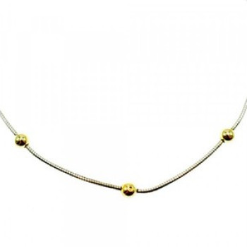 925 Sterling Silver Classic Necklace Italy Milor