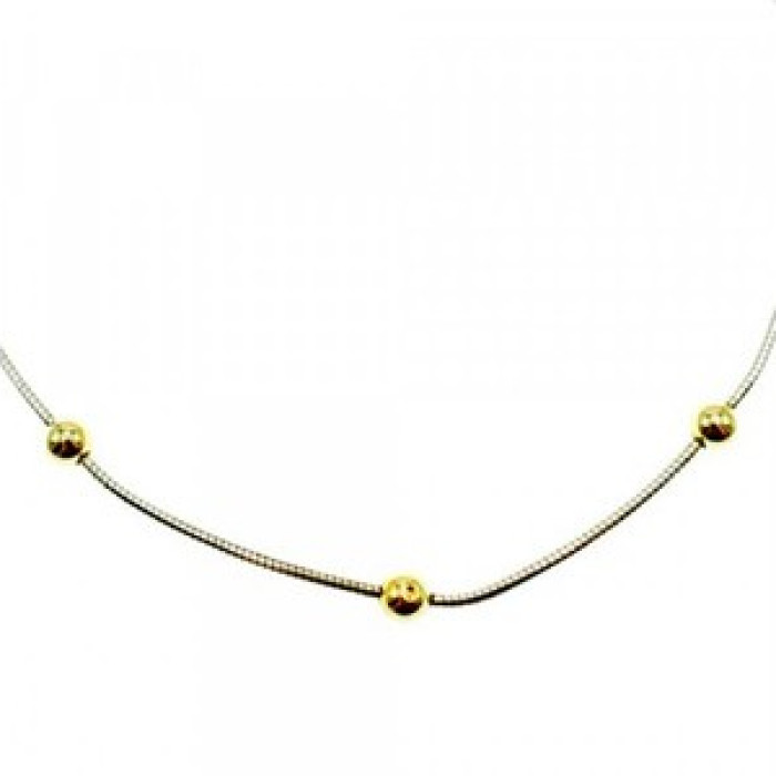 925 Sterling Silver Classic Necklace Italy Milor