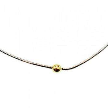 925 Sterling Silver Classic Necklace Italy Milor