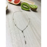 925 Sterling Silver Necklace with Beads Italy
