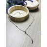 925 Sterling Silver Necklace with Beads Italy
