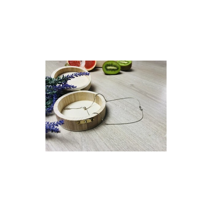 925 Sterling Silver Necklace with Beads Italy