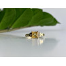 10K YELLOW GOLD TOURMALINE & DIAMONDS RING SIZE 8