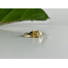 10K YELLOW GOLD TOURMALINE & DIAMONDS RING SIZE 8