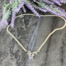 925 Sterling Silver Amethyst  Necklace Italy