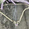 925 Sterling Silver Amethyst  Necklace Italy