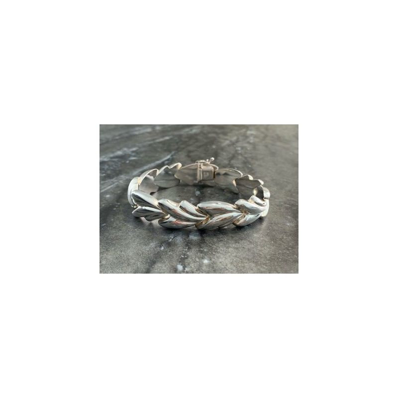 Vintage 925 Sterling Silver Bracelet Italy Milor