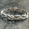Vintage 925 Sterling Silver Bracelet Italy Milor