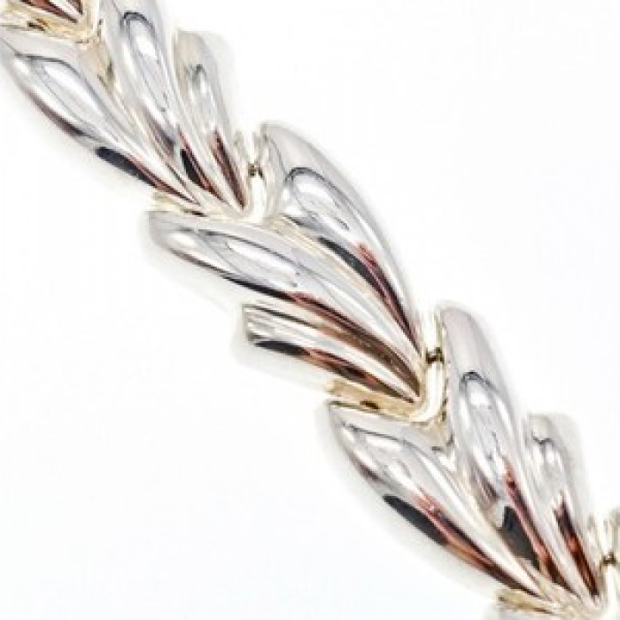 Vintage 925 Sterling Silver Bracelet Italy Milor