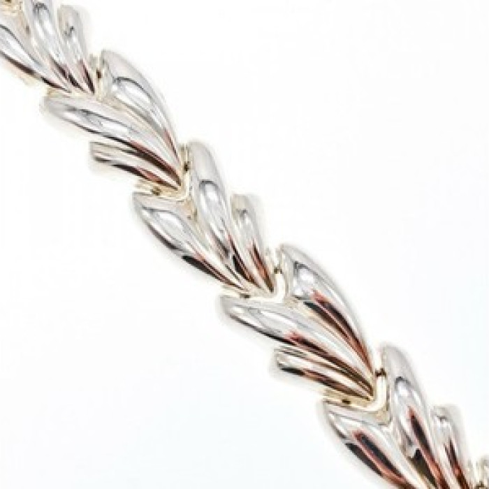 Vintage 925 Sterling Silver Bracelet Italy Milor