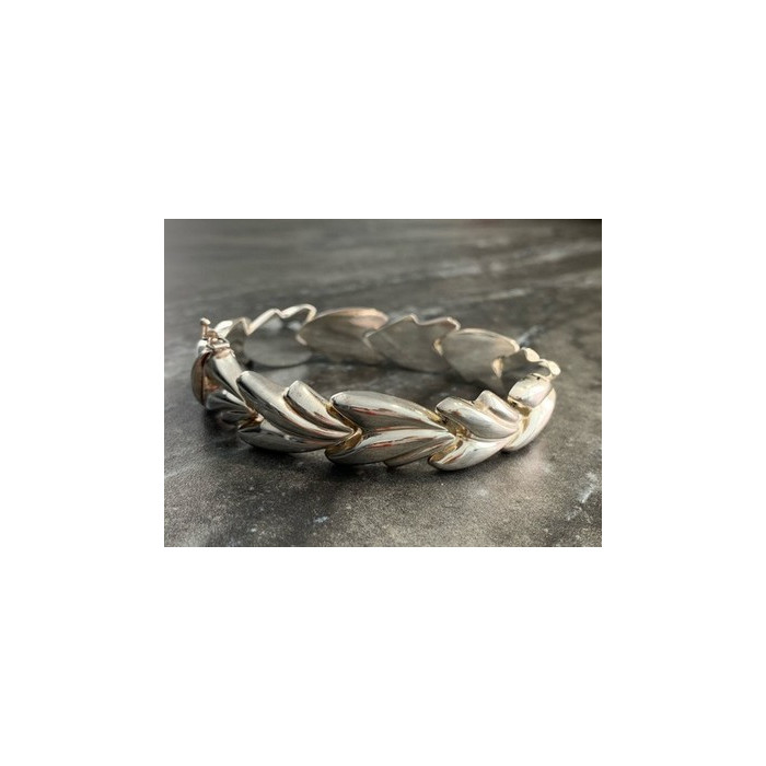 Vintage 925 Sterling Silver Bracelet Italy Milor