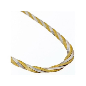 925 Sterling Silver with Gilding Necklace Italy