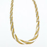 925 Sterling Silver with Gilding Necklace Italy