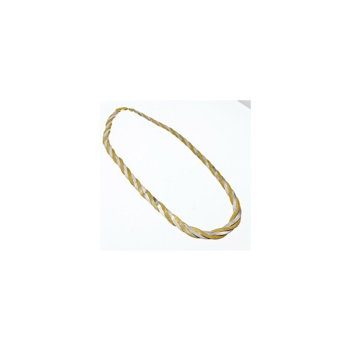 925 Sterling Silver with Gilding Necklace Italy