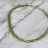 925 Sterling Silver with Gilding Necklace Italy