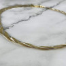 925 Sterling Silver with Gilding Necklace Italy