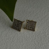 10K Yellow Gold 0.50 ctw Diamonds Stud Earrings
