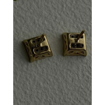 10K Yellow Gold 0.50 ctw Diamonds Stud Earrings