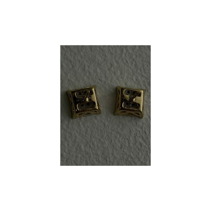 10K Yellow Gold 0.50 ctw Diamonds Stud Earrings