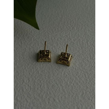 10K Yellow Gold 0.50 ctw Diamonds Stud Earrings