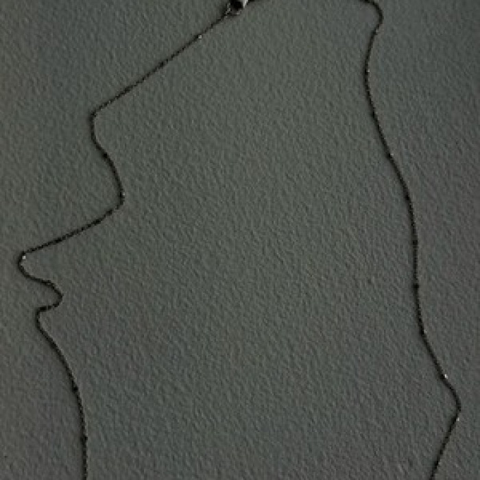 AG 14K White Gold Beautiful Chain Necklace Length 20 in