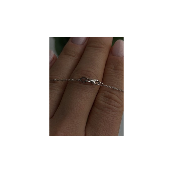 AG 14K White Gold Beautiful Chain Necklace Length 20 in