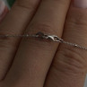 AG 14K White Gold Beautiful Chain Necklace Length 20 in