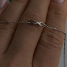 AG 14K White Gold Beautiful Chain Necklace Length 20 in