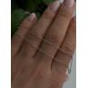 AG 14K White Gold Beautiful Chain Necklace Length 20 in