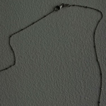 AG 14K White Gold Beautiful Chain Necklace Length 20 in