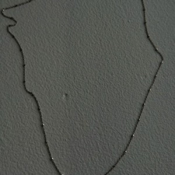 AG 14K White Gold Beautiful Chain Necklace Length 20 in