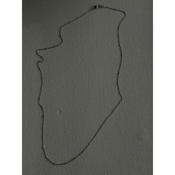 AG 14K White Gold Beautiful Chain Necklace Length 20 in