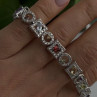 925 Sterling Silver Garnet Topaz Amethyst Peridot Citrine Bracelet 7.5