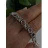 925 Sterling Silver Garnet Topaz Amethyst Peridot Citrine Bracelet 7.5