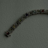 925 Sterling Silver Garnet Topaz Amethyst Peridot Citrine Bracelet 7.5