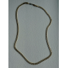14K Yellow Gold & 925 Sterling Silver Italy Chain Necklace Length 20 in