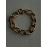 Clover Italy 925 Sterling Silver Gold Plated Bracelet 7.5