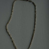 14K Yellow Gold & 925 Sterling Silver Chain Necklace Made in USA Length 18 in