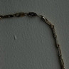 14K Yellow Gold & 925 Sterling Silver Chain Necklace Made in USA Length 18 in