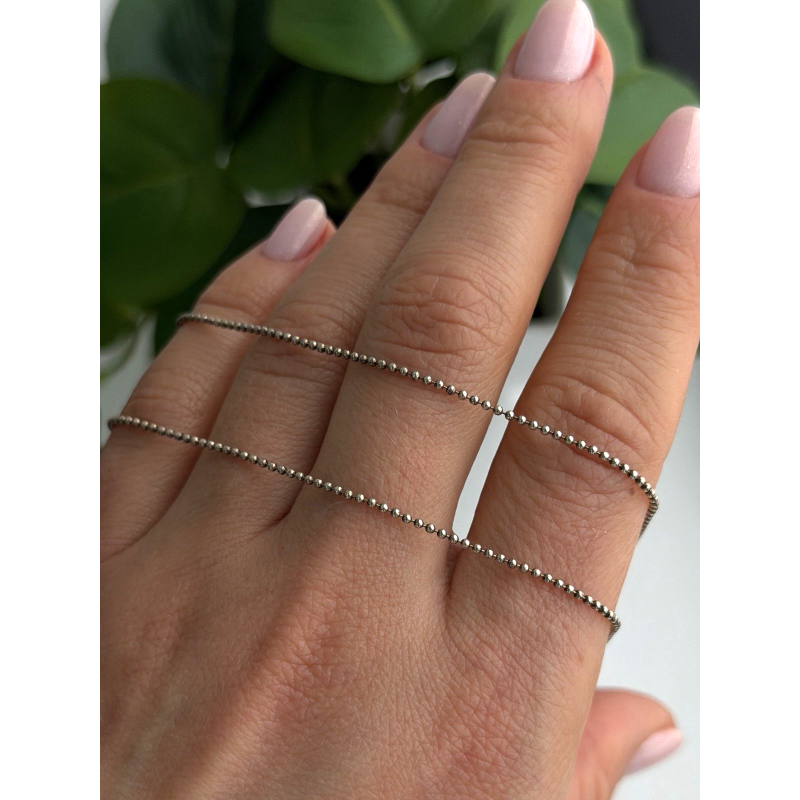 Tiffany & Co 925 Sterling Silver Chain Necklace Length 18 in