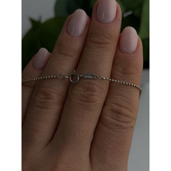 Tiffany & Co 925 Sterling Silver Chain Necklace Length 18 in