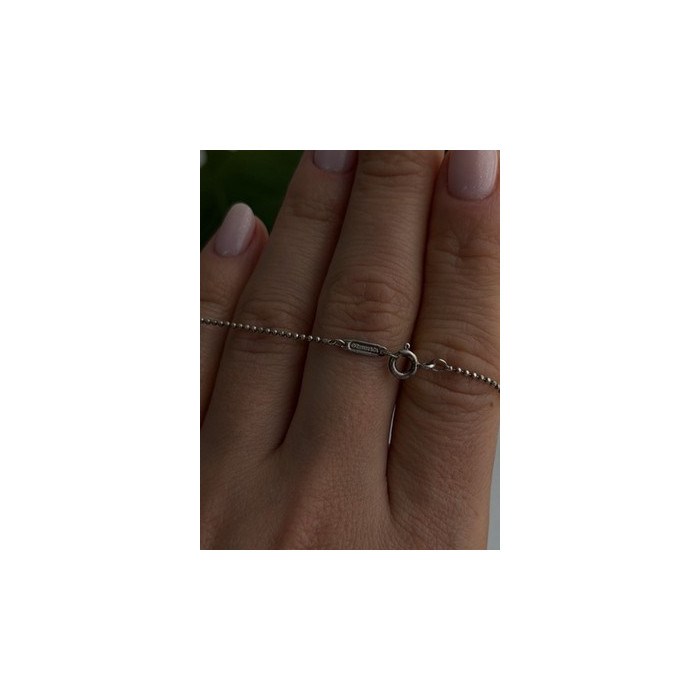 Tiffany & Co 925 Sterling Silver Chain Necklace Length 18 in