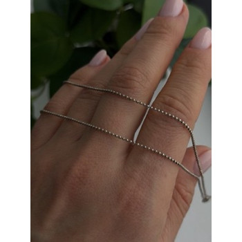 Tiffany & Co 925 Sterling Silver Chain Necklace Length 18 in