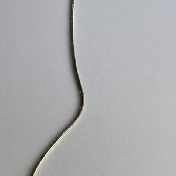Vintage Chain with pendant White Agate 18.1 in