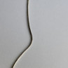 Vintage Chain with pendant White Agate 18.1 in