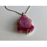 Vintage Chain with Pendant Pink Agate