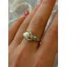 925 Sterling Silver Pearl & Cz Ring Size 8.5