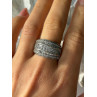 Elegant Design 925 Sterling Silver Cz Ring Size 11
