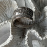Elegant Design 925 Sterling Silver Cz Ring Size 11