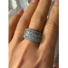 Elegant Design 925 Sterling Silver Cz Ring Size 11